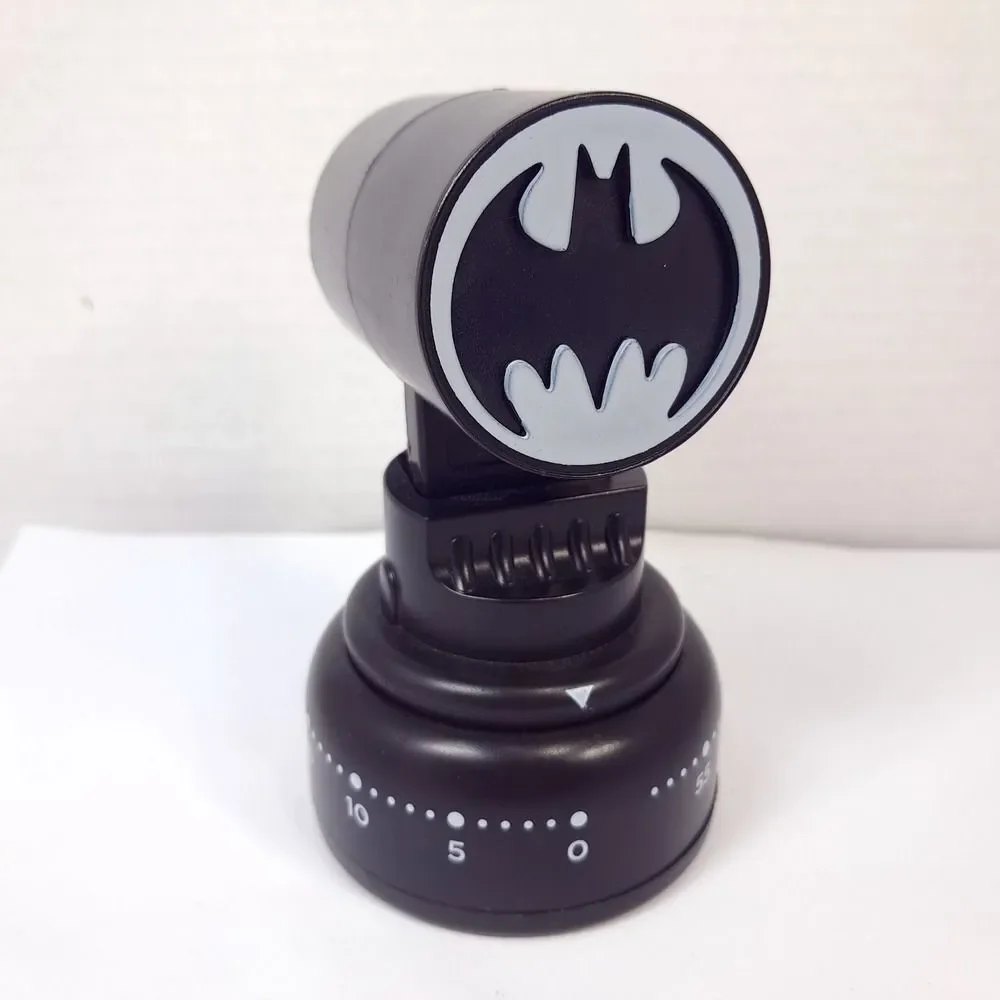 BATMAN Bat signal Kitchen Cooking minute Timer black Seven20 Gotham‎ light works